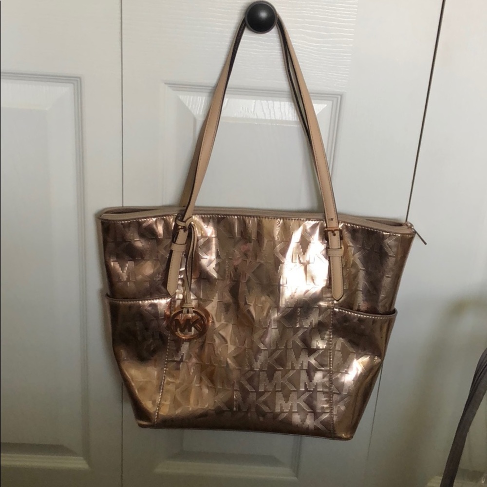 Mk rose gold purse with matching wallet